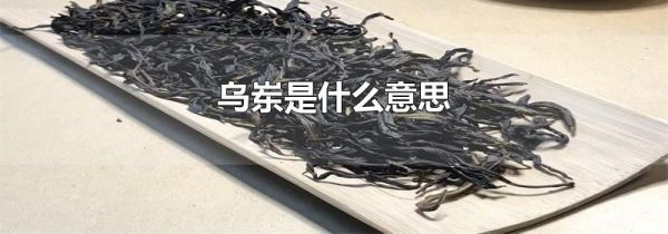 乌岽是什么意思