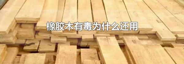 橡胶木有毒为什么还用