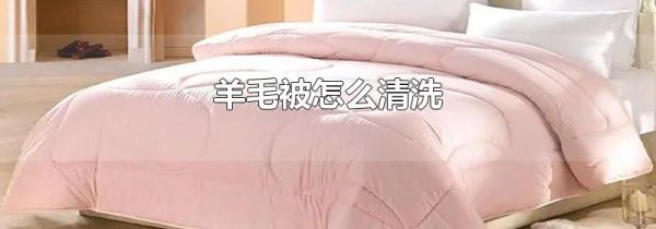 羊毛被怎么清洗