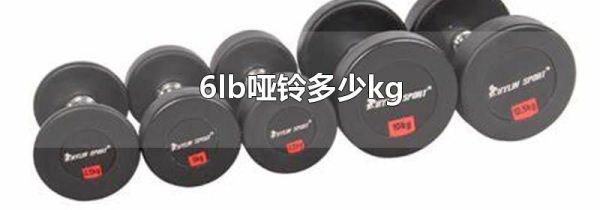 6lb哑铃多少kg