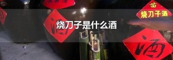 烧刀子是什么酒