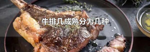 牛排几成熟分为几种