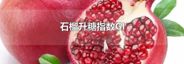 石榴升糖指数GI