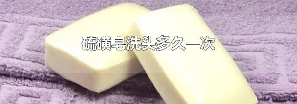 硫磺皂洗头多久一次