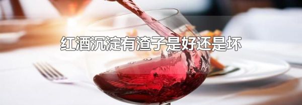 红酒沉淀有渣子是好还是坏