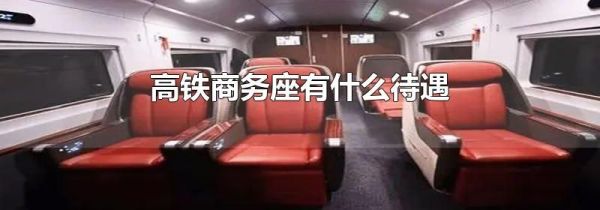 高铁商务座有什么待遇