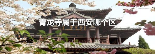 青龙寺属于西安哪个区