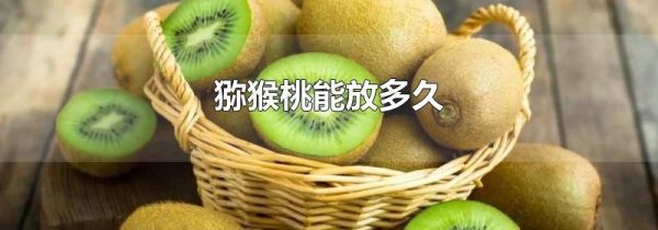 猕猴桃能放多久