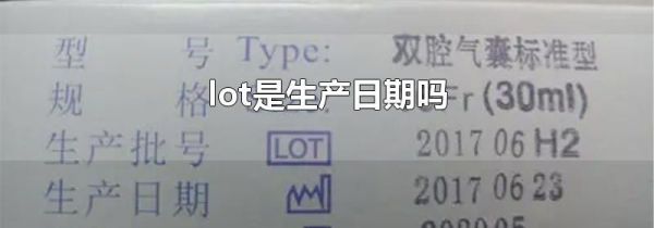 lot是生产日期吗