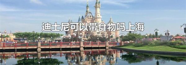 迪士尼可以带食物吗上海