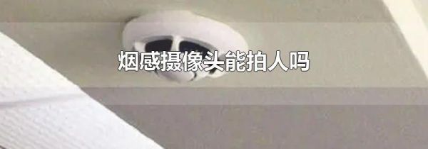 烟感摄像头能拍人吗
