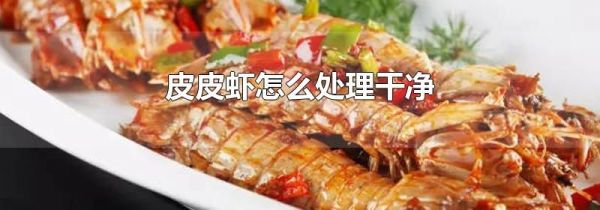 皮皮虾怎么处理干净