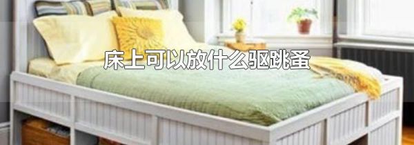 床上可以放什么驱跳蚤