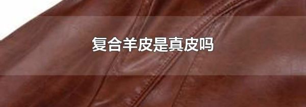 复合羊皮是真皮吗