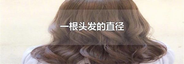 一根头发的直径