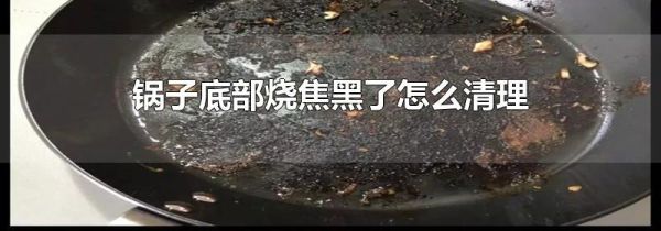 锅子底部烧焦黑了怎么清理