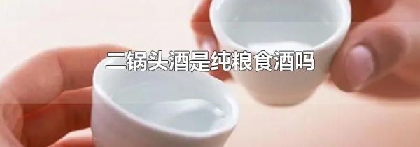 二锅头酒是纯粮食酒吗
