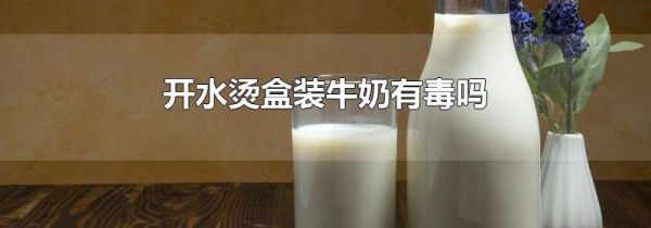 开水烫盒装牛奶有毒吗