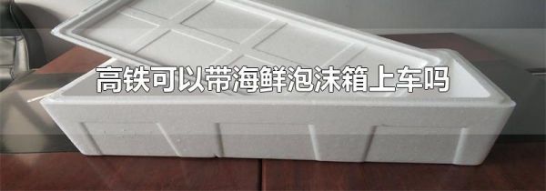 高铁可以带海鲜泡沫箱上车吗