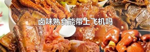 卤味熟食能带上飞机吗