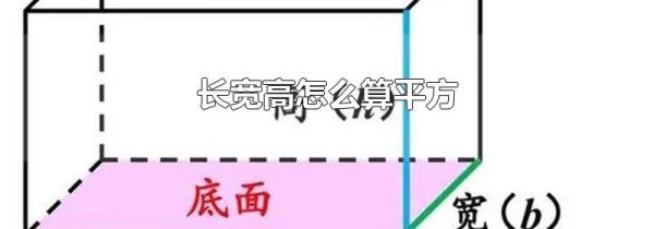 长宽高怎么算平方