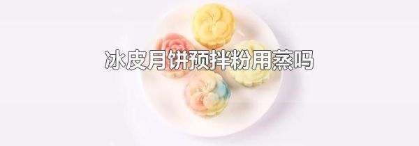 冰皮月饼预拌粉用蒸吗