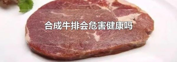 合成牛排会危害健康吗