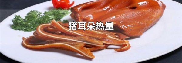 猪耳朵热量