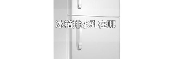 冰箱排水孔在哪