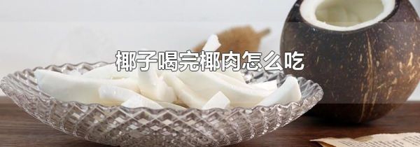 椰子喝完椰肉怎么吃
