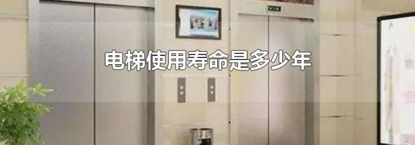 电梯使用寿命是多少年