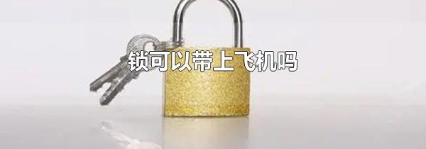 锁可以带上飞机吗