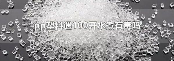 pp塑料遇100开水煮有毒吗