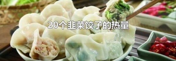 20个韭菜饺子的热量