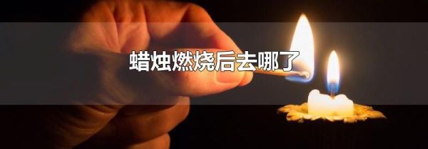 蜡烛燃烧后去哪了