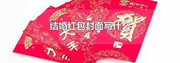 结婚红包封面写什么