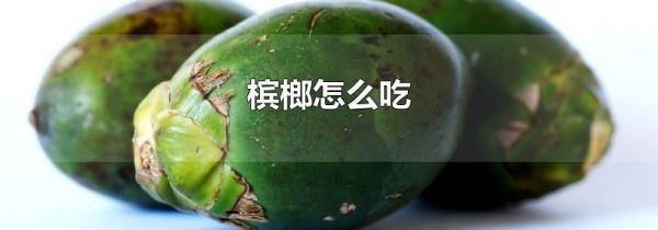 槟榔怎么吃