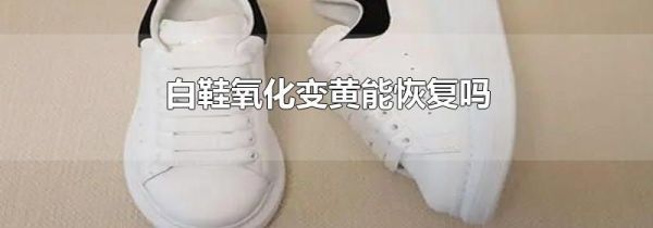 白鞋氧化变黄能恢复吗