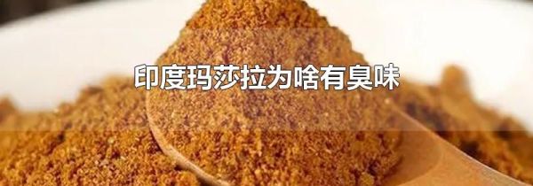 印度玛莎拉为啥有臭味