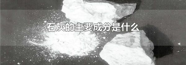 石灰的主要成分是什么