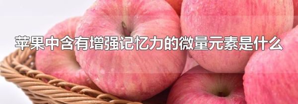 苹果中含有增强记忆力的微量元素是什么