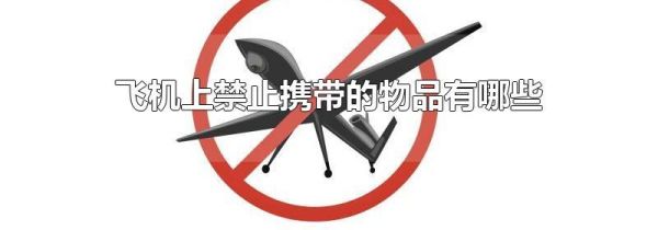 飞机上禁止携带的物品有哪些
