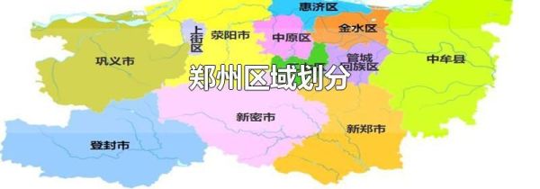 郑州区域划分