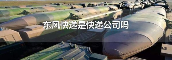东风快递是快递公司吗