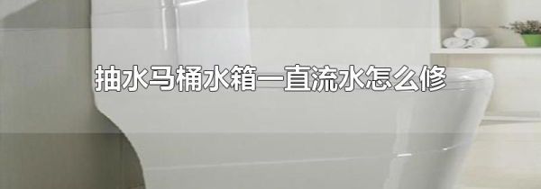 抽水马桶水箱一直流水怎么修