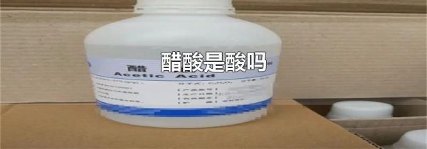 醋酸是酸吗