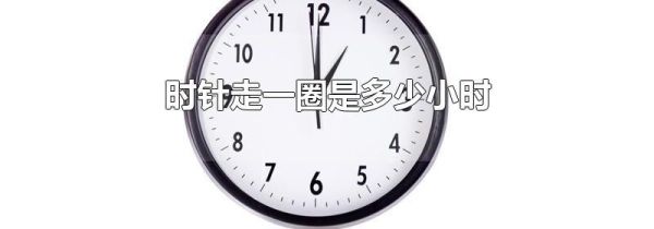 时针走一圈是多少小时