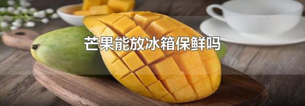 芒果能放冰箱保鲜吗