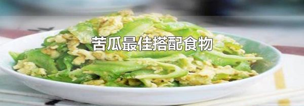 苦瓜最佳搭配食物