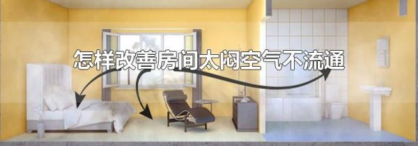 怎样改善房间太闷空气不流通